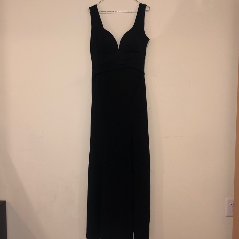 Sweetheart Side-Slit Gown. Only worn once